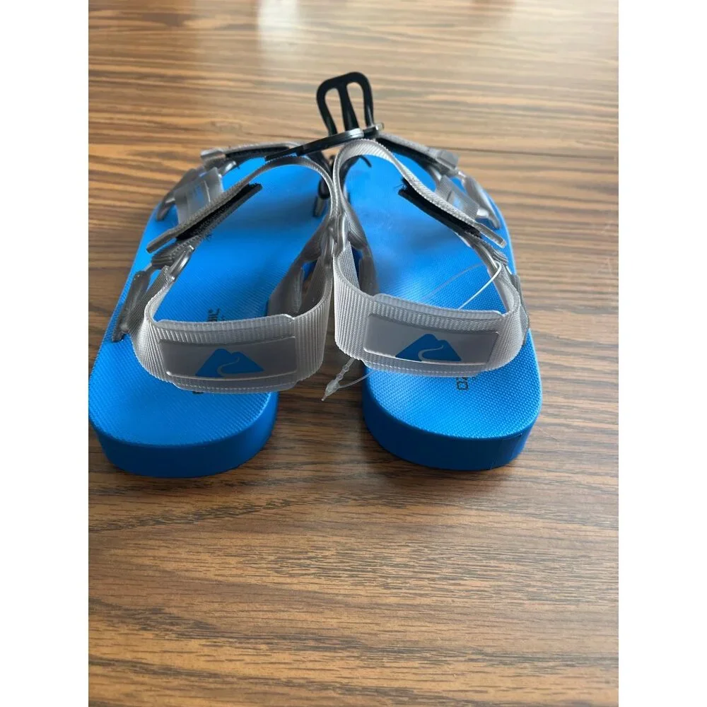 Ozark Trail Grendene blue/clear sandal size 7